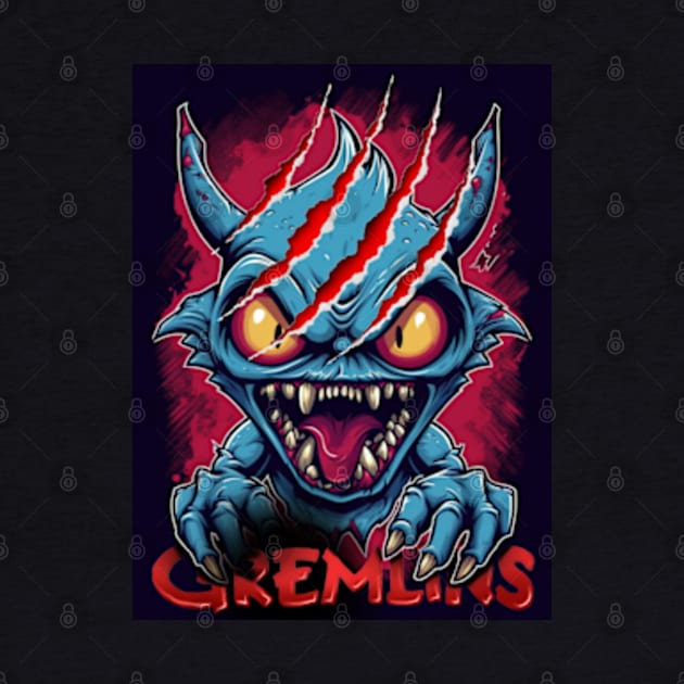 Gremlin-ghoul Artwork by SAN ART STUDIO 